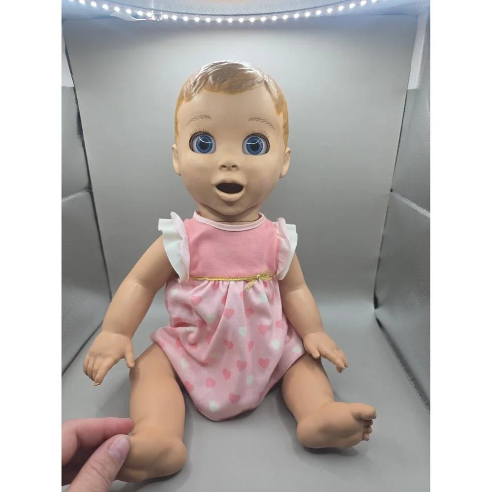 LUVABELLA INTERACTIVE DOLL WITH ORGINAL OUTFIT & WORKS GOOD Blue Eyes Girl